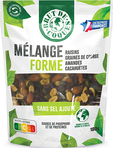 MÉLANGE FORME OU ÉQUILIBRE
SANS SEL AJOUTÉ