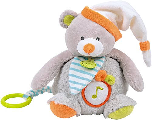 Boîte à musique oscar l'ourson gris