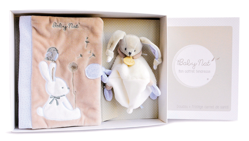 COFFRET PROTÈGE CARNET + DOUDOU BABYNAT