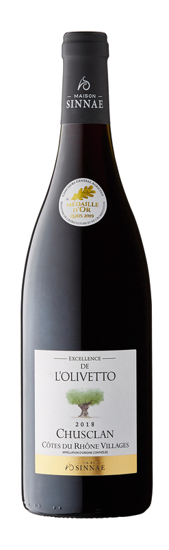 Excellence de l'Olivetto AOP CÔTES DU RHÔNE VILLAGES CHUSCLAN   code EAN 3760012976041 