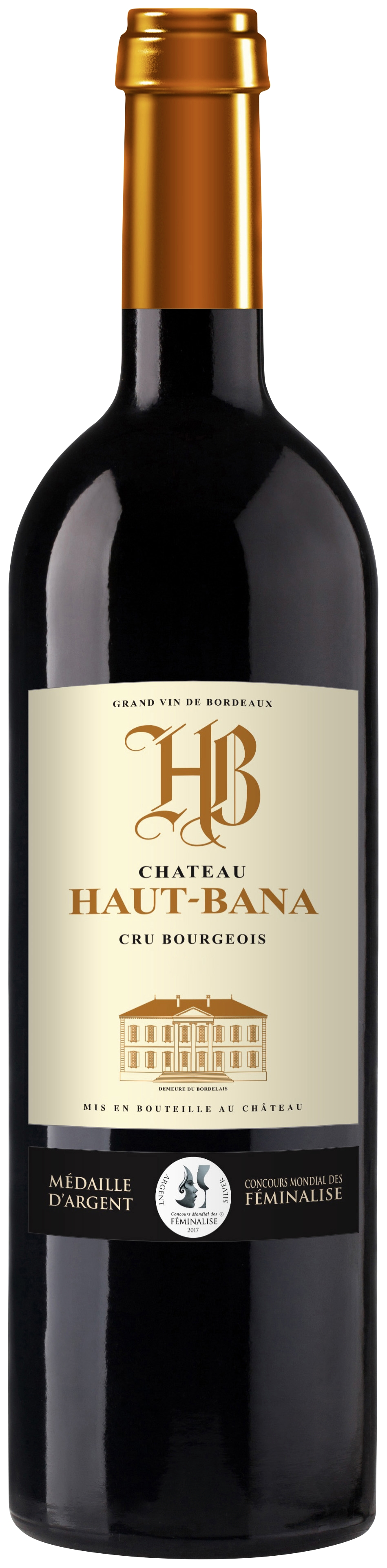 Château Haut-Bana A.O.P. Médoc Cru Bourgeois rouge 2015 Château Haut-Bana code EAN 3760015990167 