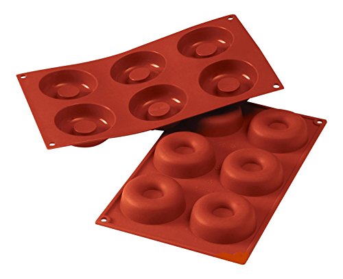 43050 lot de 2 moules à savarin 6 cavités silic...