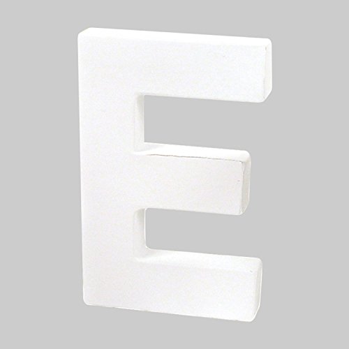 Décoration en papier mâché en forme de lettre e...