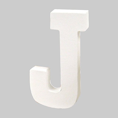 Décoration en papier mâché en forme de lettre j...