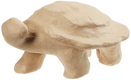 Décoration en papier mâché en forme de tortue m...