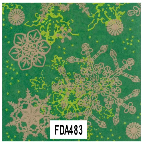 Décopatch découpage papier imprimé FDA483 vert ...