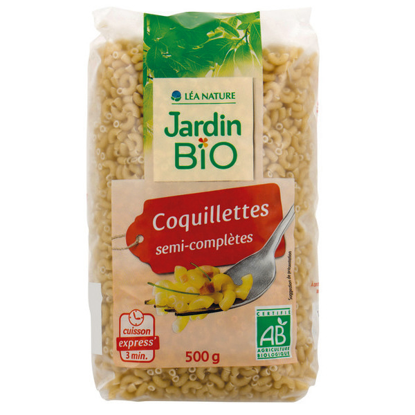 jardin-bio Pâtes semi complètes cuisson rapide code EAN 3760020509293 