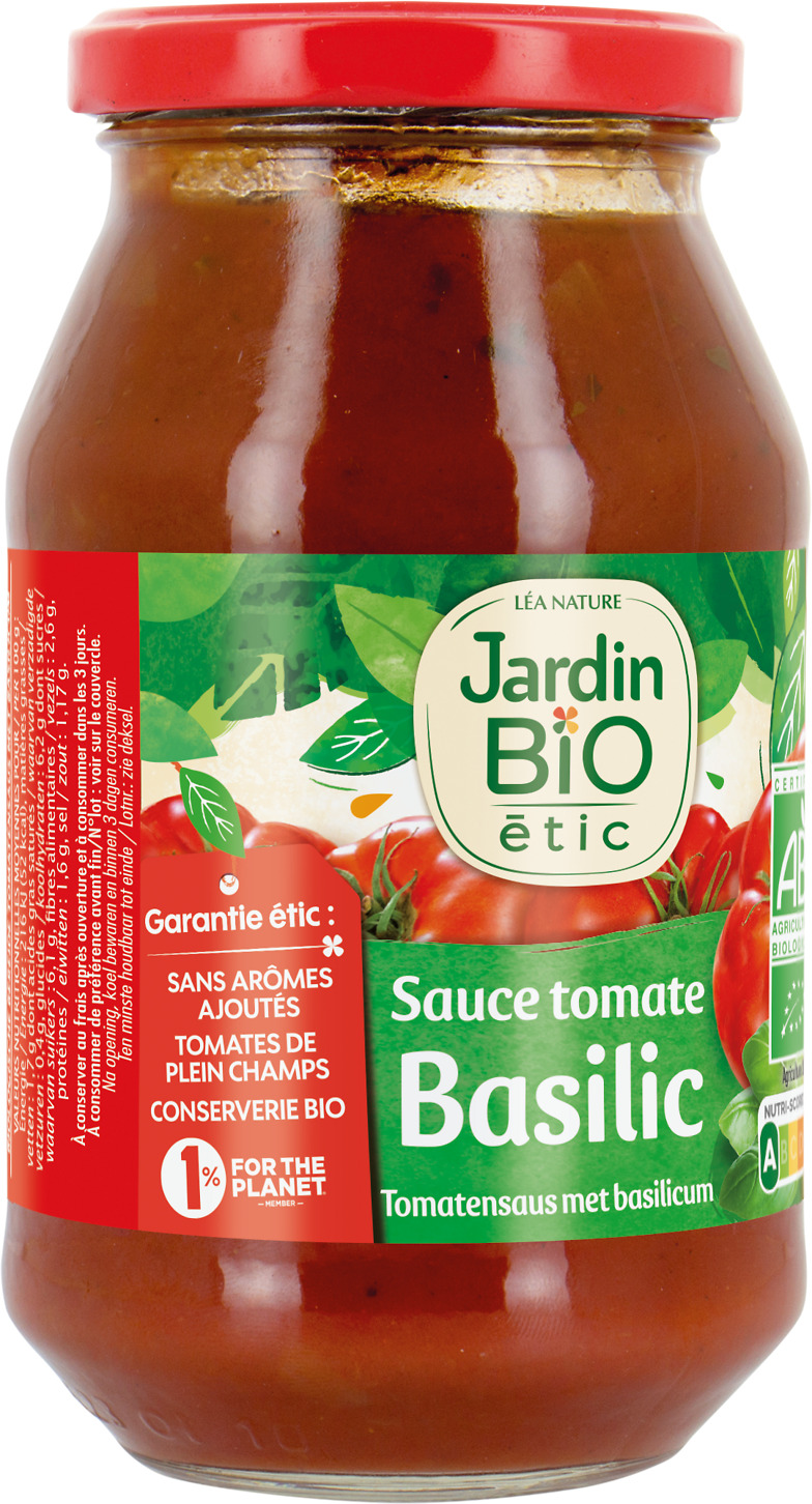  SAUCE TOMATE CUISINEE JARDIN BIO code EAN 3760020509316 