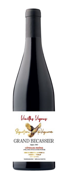 SIGNATURE DU VIGNERON AOP CÔTES DU RHÔNE 
VIEILLES VIGNES GRAND BÉCASSIER 
 code EAN 3760028060024 