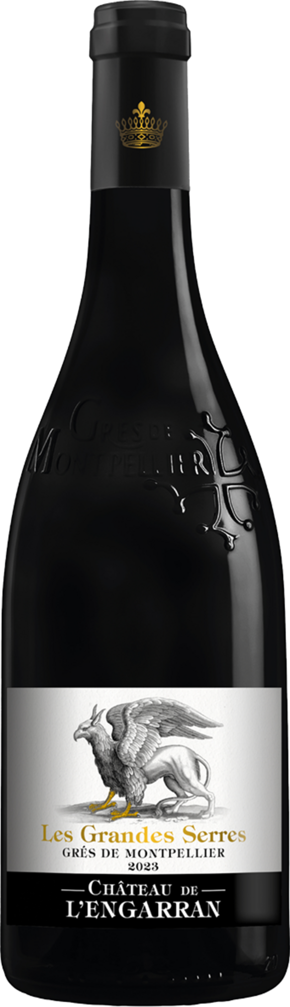  AOP LANGUEDOC-GRES-DE-MONTPELLIER ROUGE - CHÂTEAU DE L'ENGARRAN "LES GRANDES SERRES" 2023 code EAN 3760029524075 