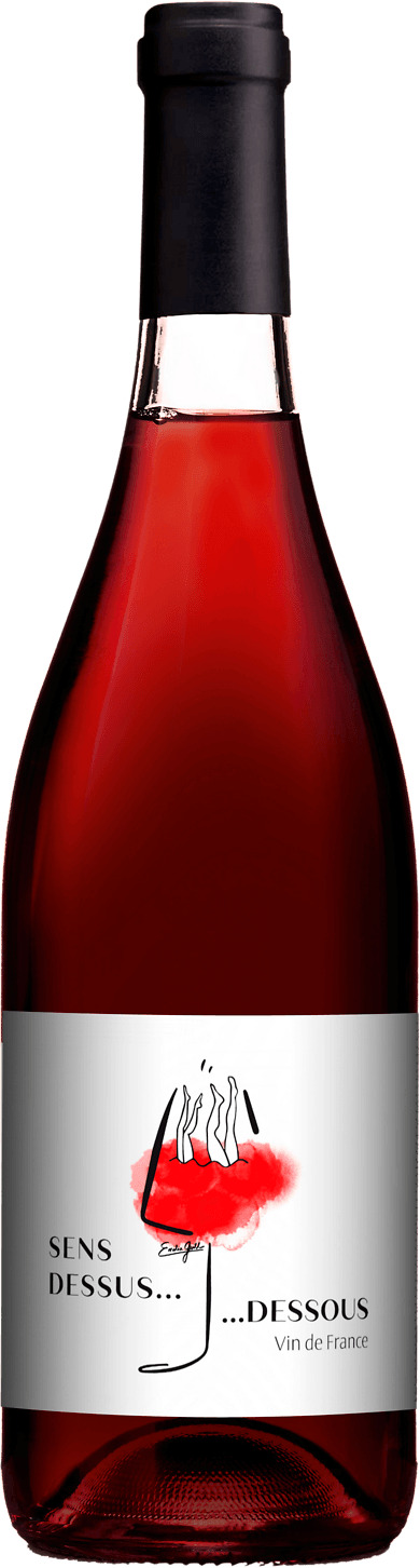  VIN DE FRANCE VDF ROUGE SENS DESSUS DESSOUS code EAN 3760029528226 