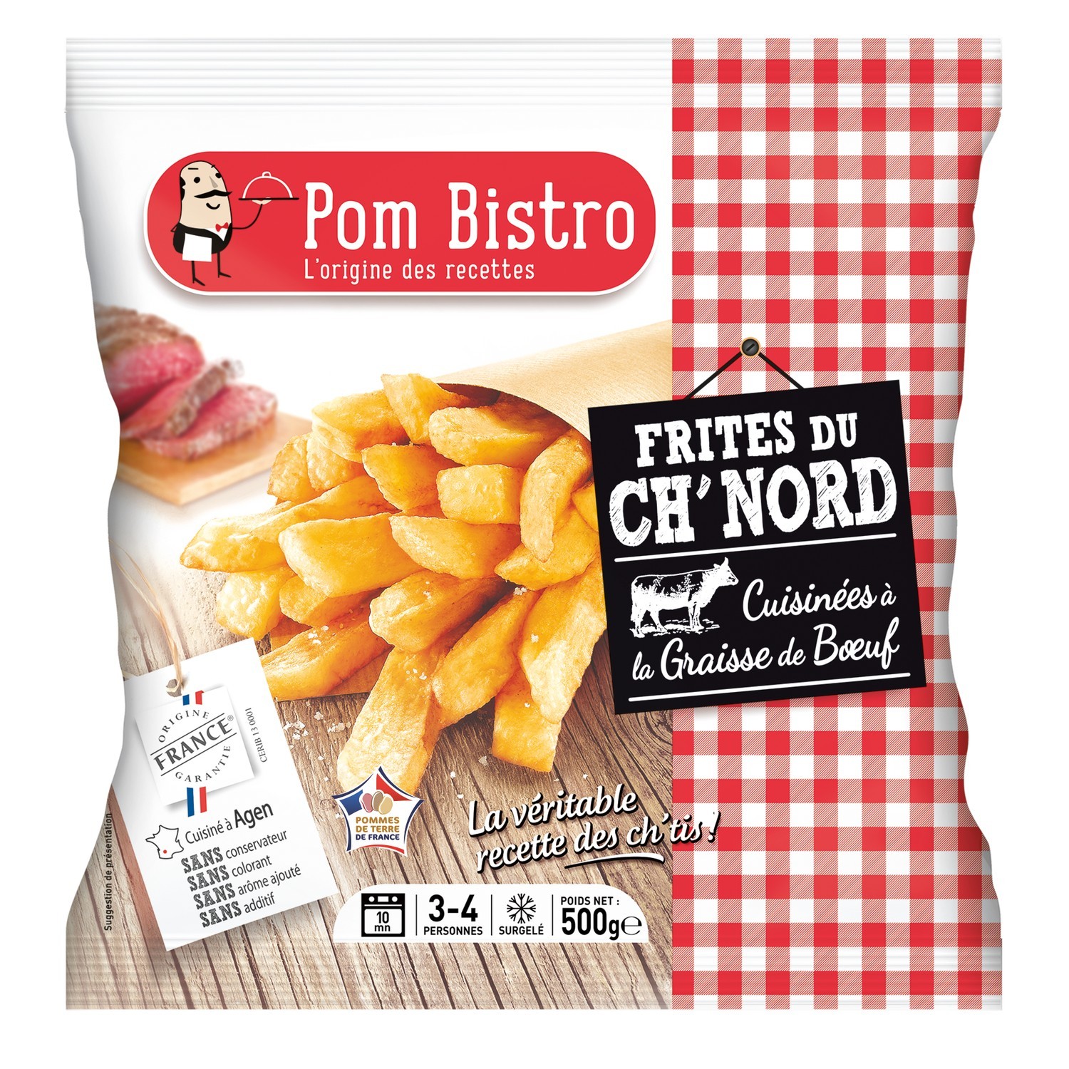 Frites du Ch'Nord au four POM BISTRO 3760032002706 POM BISTRO Frites du Ch'Nord au four POM BISTRO 3760032002706 POM BISTRO