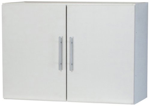 Element de cuisine-Haut-2 portes-Corps blanc-fa...