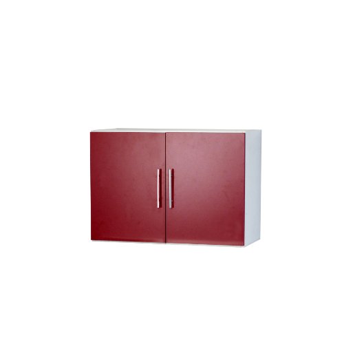 Element de cuisine-Haut-2 portes-Corps blanc-fa...
