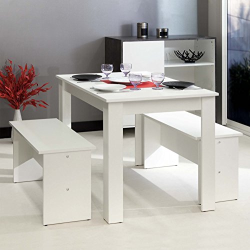 2281a2121x00 lot de 2 bancs et table de cuisine...