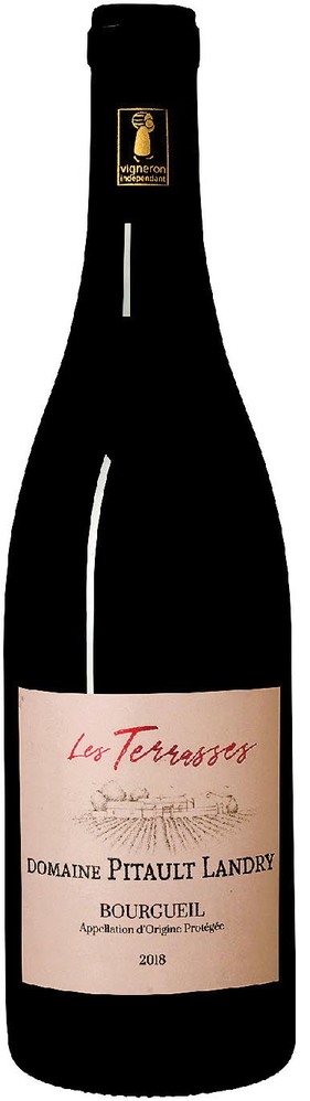  AOP(1) BOURGUEIL DOMAINE PITAULT LANDRY “LES TERRASSES” 2018. code EAN 3760039921987 
