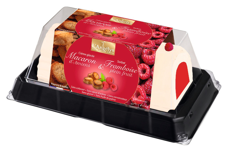 BÛCHE EXCUSIVITE INTERMARCHE SORBET PLEIN FRUIT...