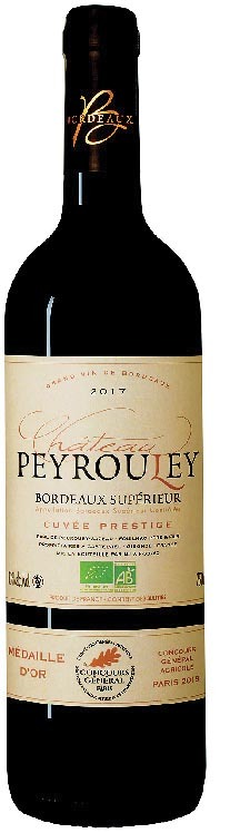 AOP(1) BORDEAUX SUPÉRIEUR(2) CHÂTEAU PEYROULEY “CUVÉE PRESTIGE” 2017. 3760040274805 (3760040274805)