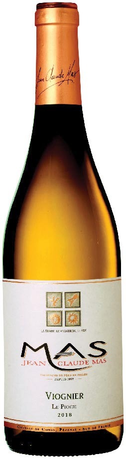  IGP(2) PAYS D’OC VIOGNIER JEAN CLAUDE MAS “LE PIOCH” 2018. code EAN 3760040427577 