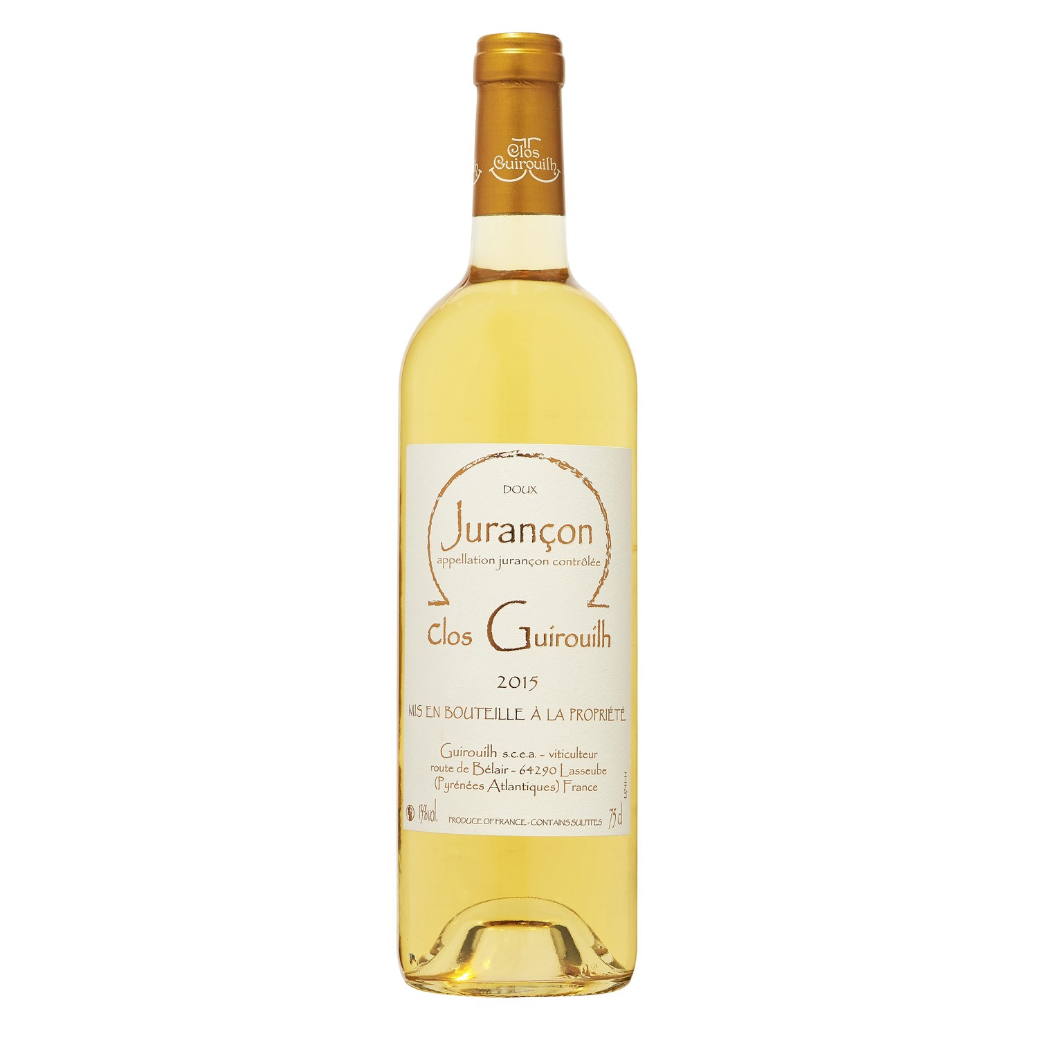 Vin blanc Jurançon doux CLOS GUIROUILH