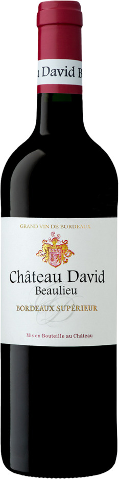  BORDEAUX SUPERIEUR AOP ROUGE CHATEAU DAVID BEAULIEU code EAN 3760047440753 