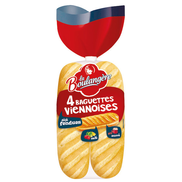 4 BAGUETTES VIENNOISES 