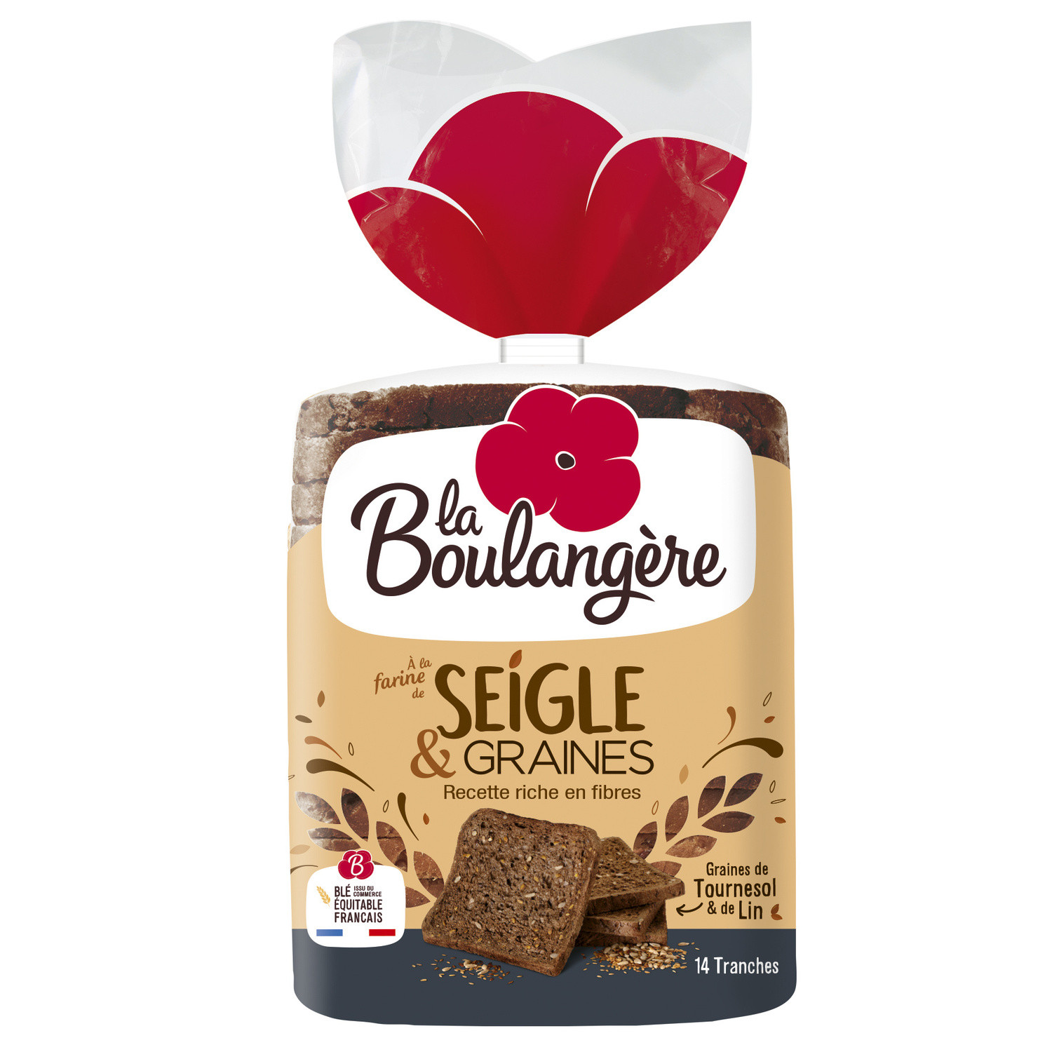 Pain de seigle et graines LA BOULANGERE