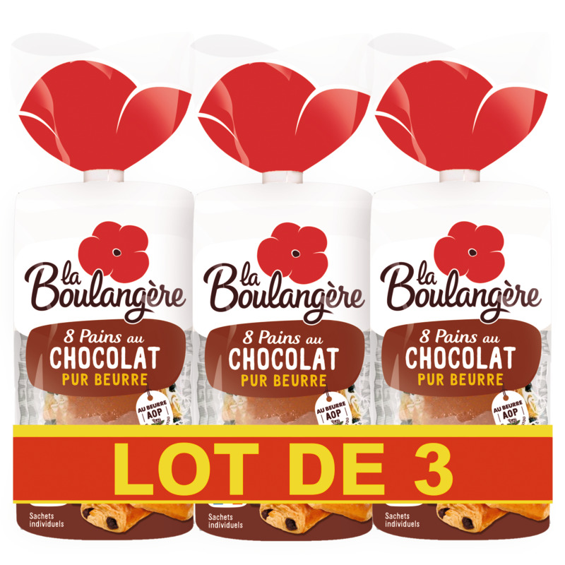 La boulangère PAINS AU CHOCOLAT La boulangère code EAN 3760049798722 