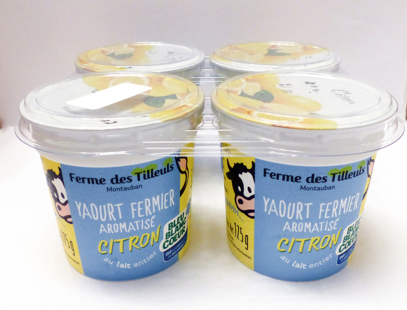 YAOURTS FERMIERS AU LAIT ENTIER AROMATISÉS CITRON FERME DES TILLEULS 3760053600004 FERME DES TILLEULS