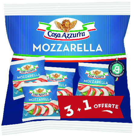  MOZZARELLA 18% MAT.GR.(5) “CASA AZZURRA” code EAN 3760056264791 