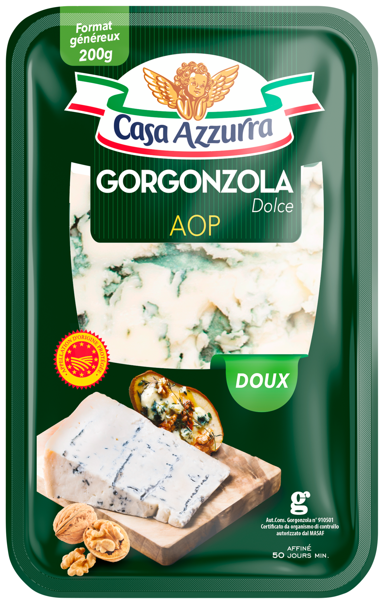 Gorgonzola Doux 28% Mat.Gr. AOP