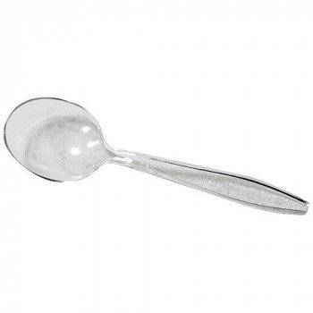 Cuillère entremet luxe plastique transparente 144 mm 3760059544074 MES VERRINES