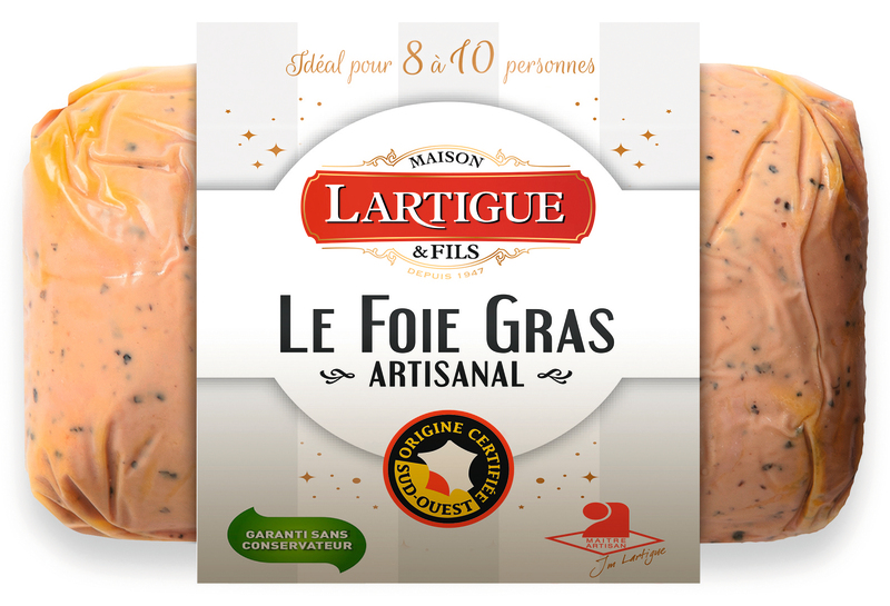 FOIE GRAS DE CANARD ENTIER MI CUIT DU SUD OUEST...