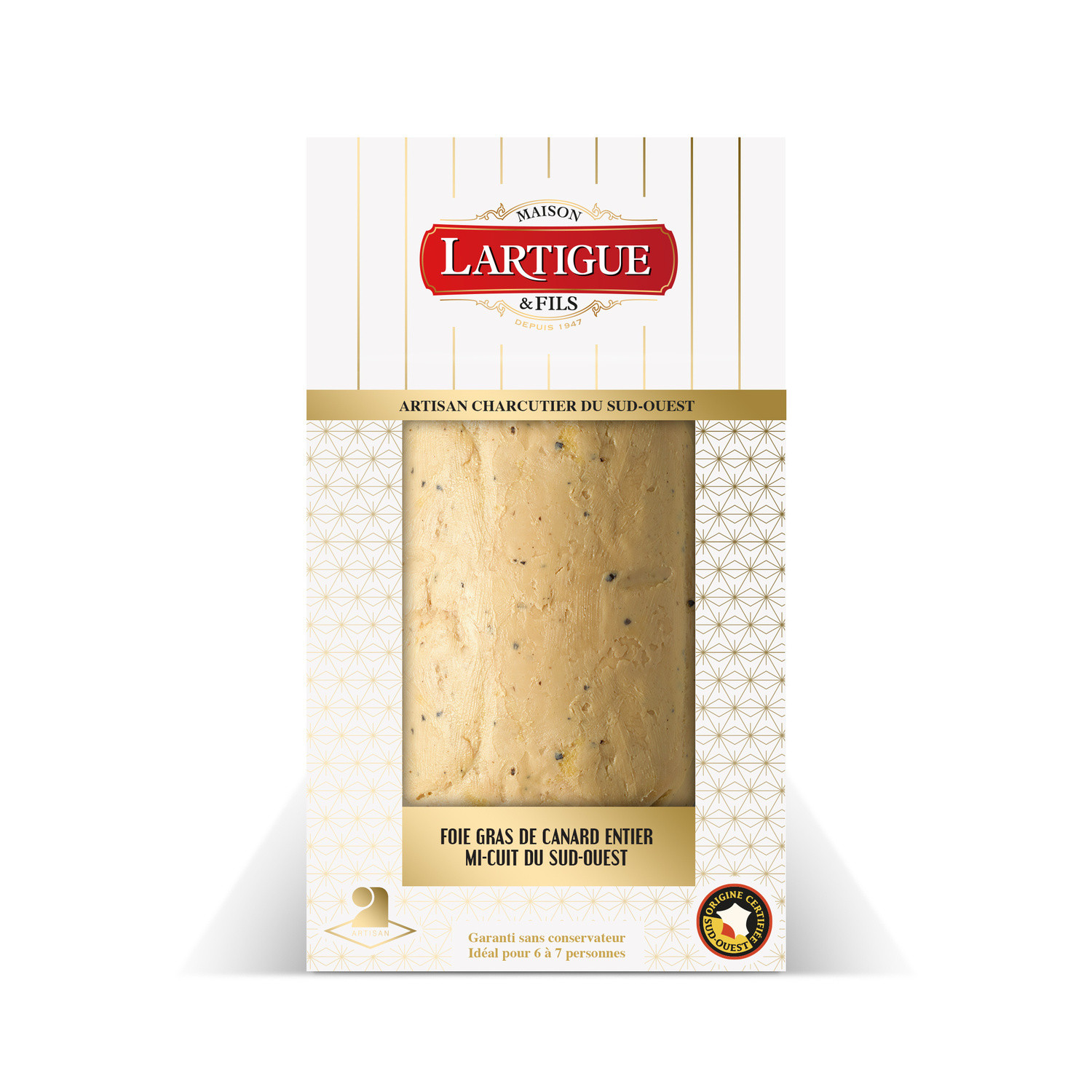 Foie gras de canard entier mit cuit sud ouest I...