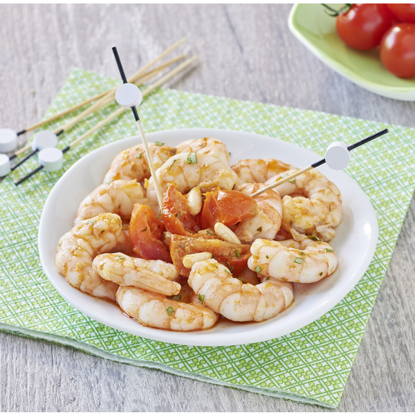 Crevettes décortiquées au pesto CARREFOUR LE MARCHE 3760070015768 (3760070015768)