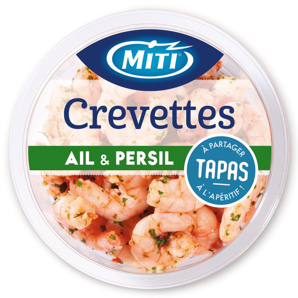 MITI CREVETTES AIL ET PERSIL 
 code EAN 3760070016734 