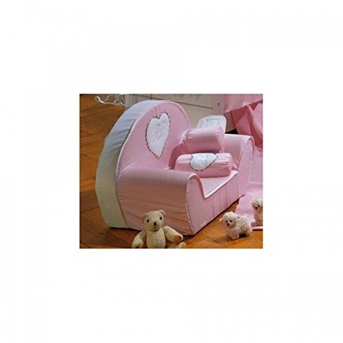 - fauteuil emma rose - rose