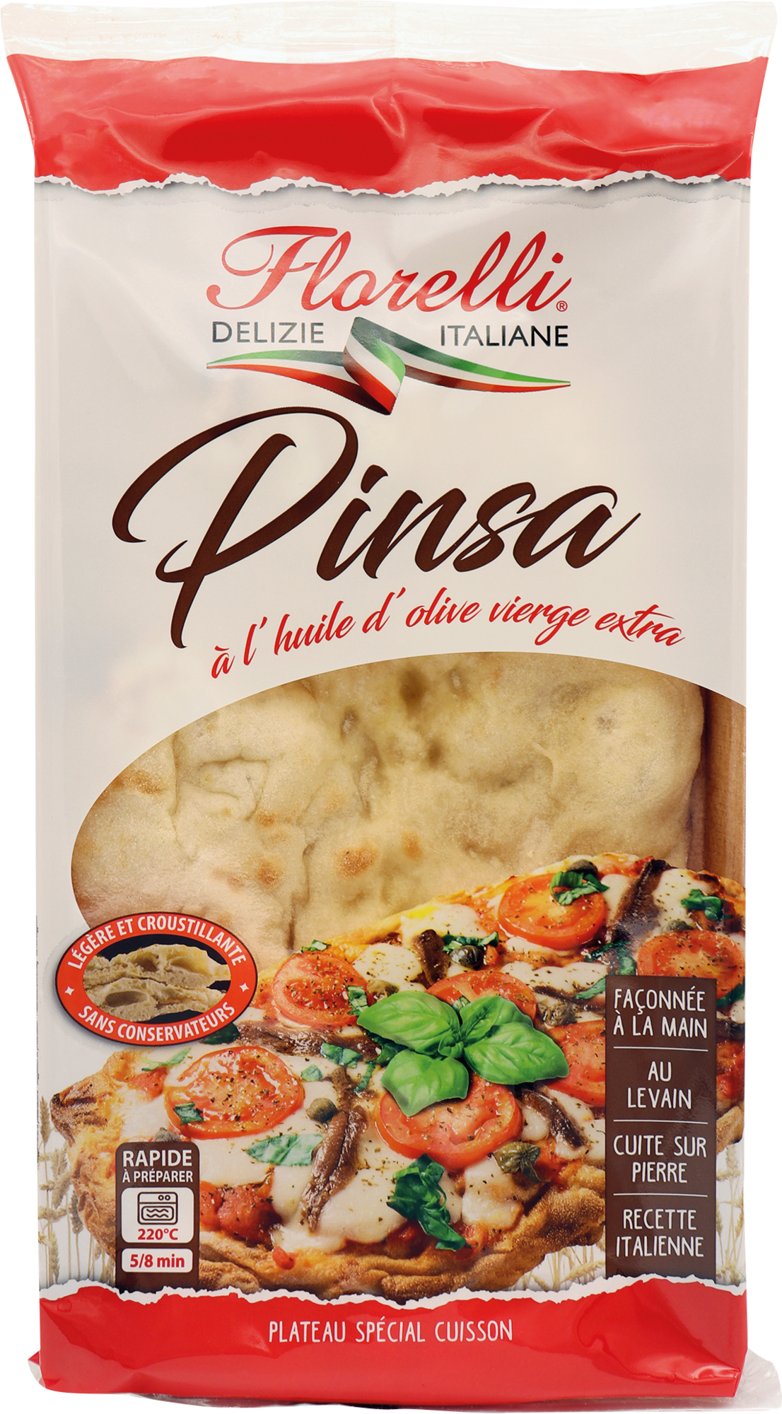 PINSA À L'HUILE D'OLIVE VIERGE EXTRA