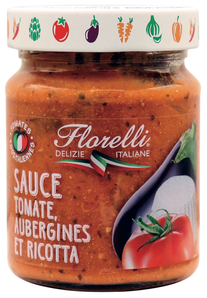 SAUCE TOMATES AUBERGINES ET RICOTTA
FLORELLI