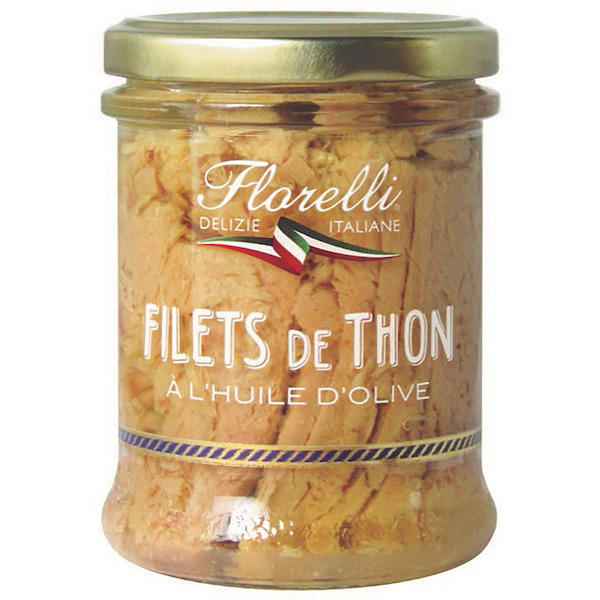 Filets de thon à l'huile d'olive