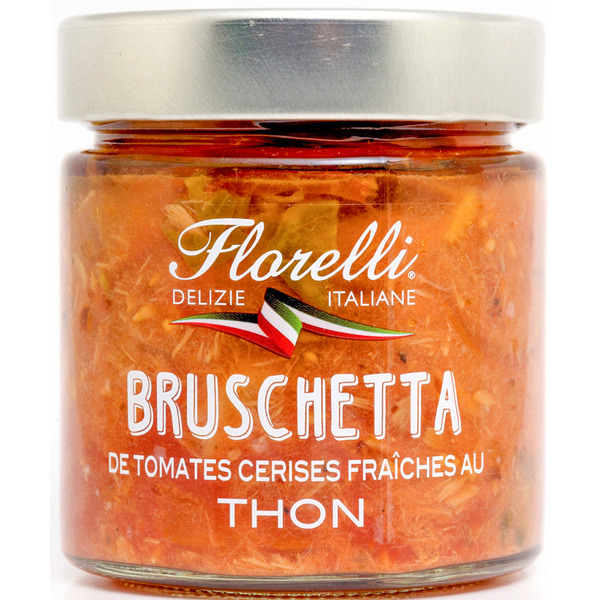 BRUSCHETTA DE TOMATES CERISES AU THON
