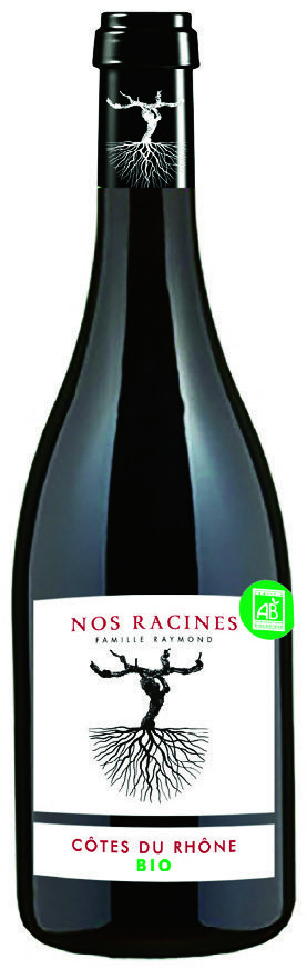  AOC(4) CÔTE DU RHÔNE ROUGE BIO "NOS RACINES" code EAN 3760077984944 
