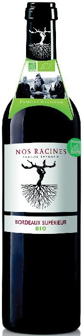  AOP*** BORDEAUX SUPÉRIEUR BIO(3) “NOS RACINES” code EAN 3760077987631 