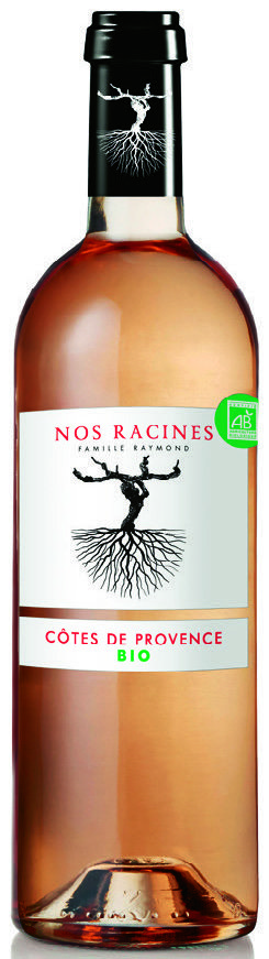  AOC(4) CÔTE DE PROVENCE ROSÉ BIO "NOS RACINES" code EAN 3760077989444 