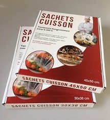 SO PACK FILM DE CUISSON EN SACHET. Pour cuire et rôtir en papillote - 50 pièces format 30cmx38cm, Nouveau pour cuisiner comme un chef, sans matières grasses ! 3760082060046 (3760082060046)