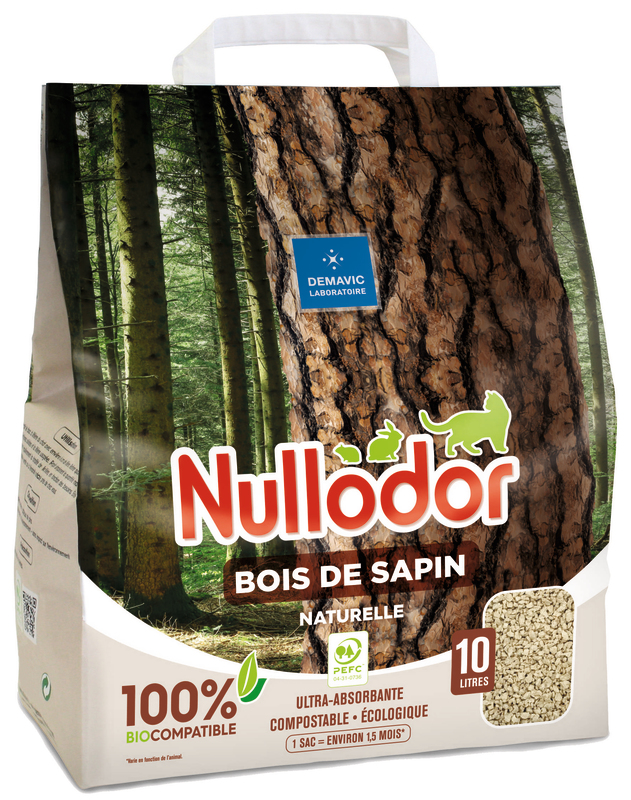 LITIÈRE  BOIS DE SAPIN NULLODOR