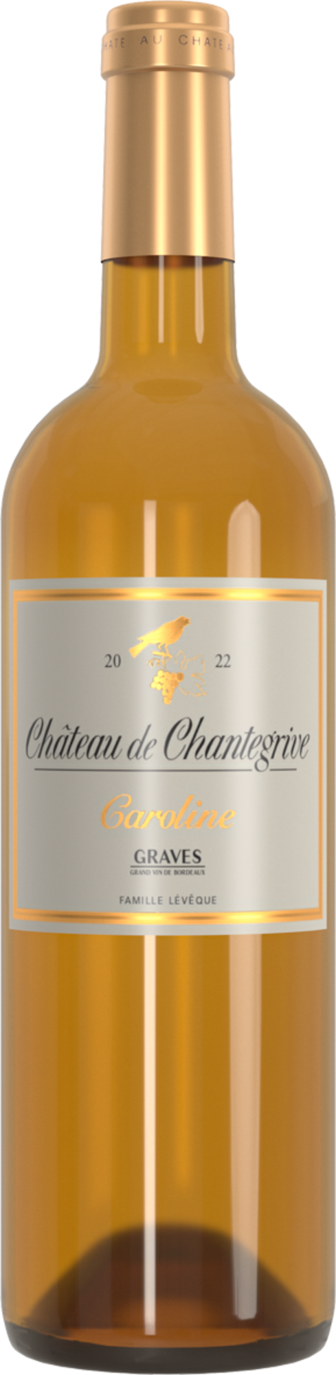 CHÂTEAU DE CHANTEGRIVE - CAROLINE 2022 AOP GRAVES
BLANC SEC code EAN 3760084164438 