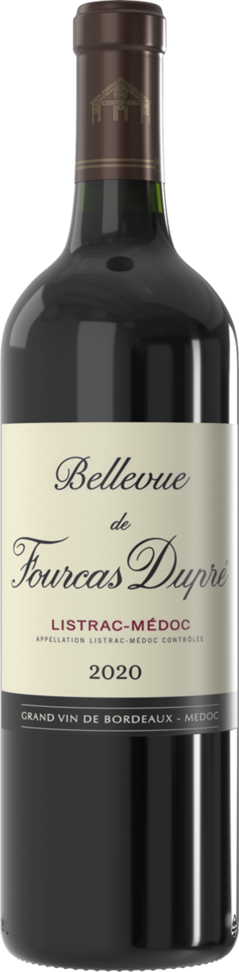 BELLEVUE DE FOURCAS DUPRÉ 2020 AOP LISTRAC-MÉDOC
ROUGE code EAN 3760087180237 