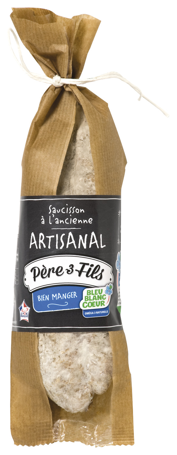  SAUCISSON A L'ANCIENNE PERE 3 FILS code EAN 3760090372612 