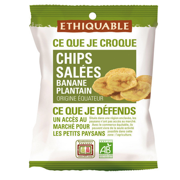 Chips banane plantain Bio